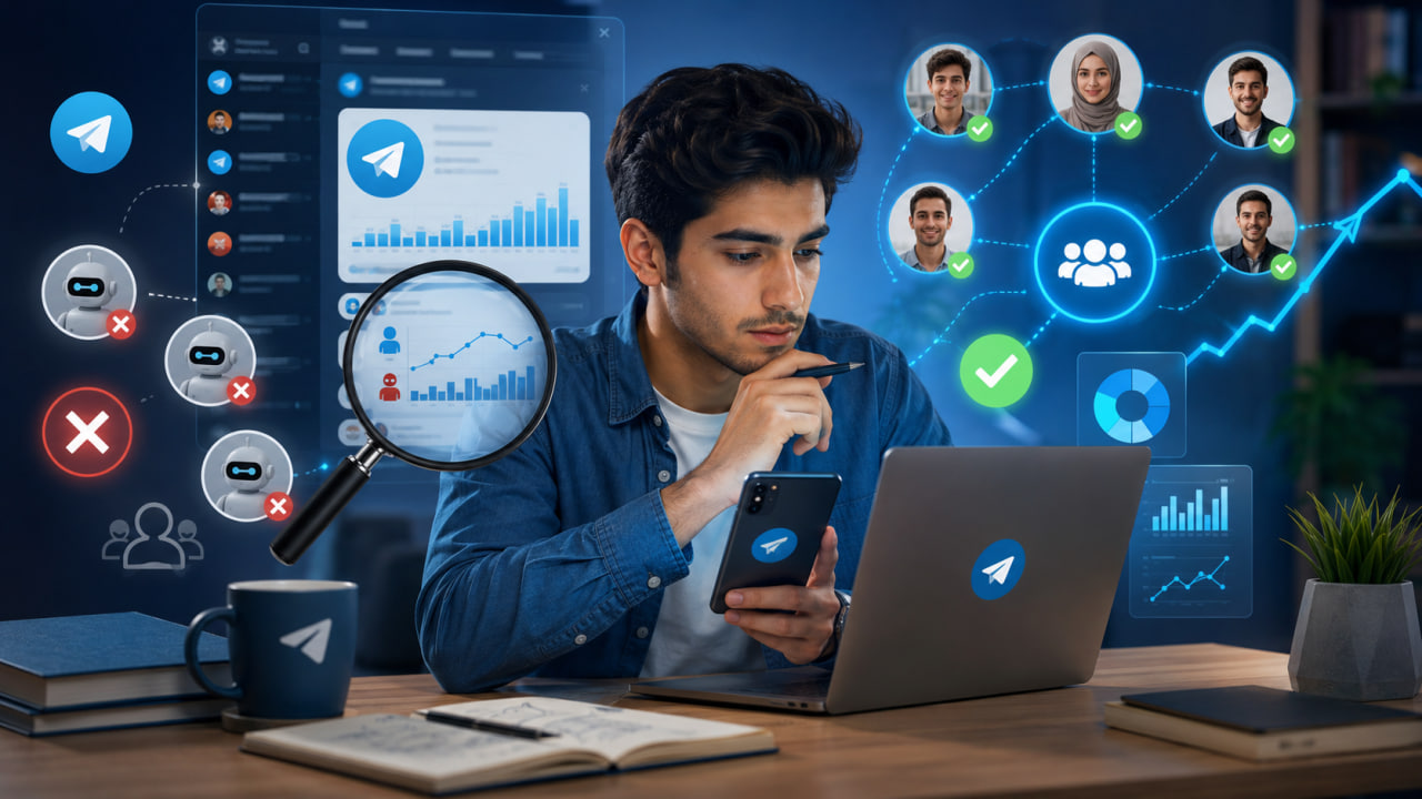 چگونه ممبر واقعی تلگرام را از ممبر فیک تشخیص دهیم؟
